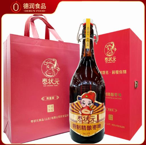 棗狀元特制精釀棗啤800mL/盒